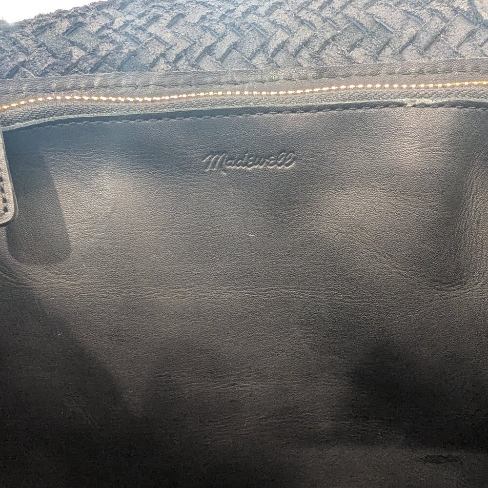 Madewell Black Woven Tote Bag - Picture 11 of 11